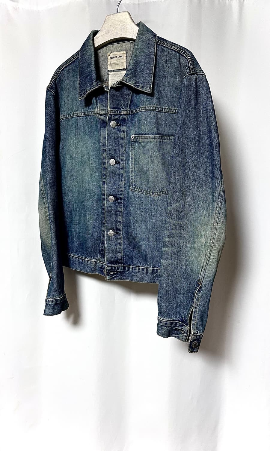 헬무트랭 90s Vintage Denim 녹워시 트러커 자켓 상품이미지1