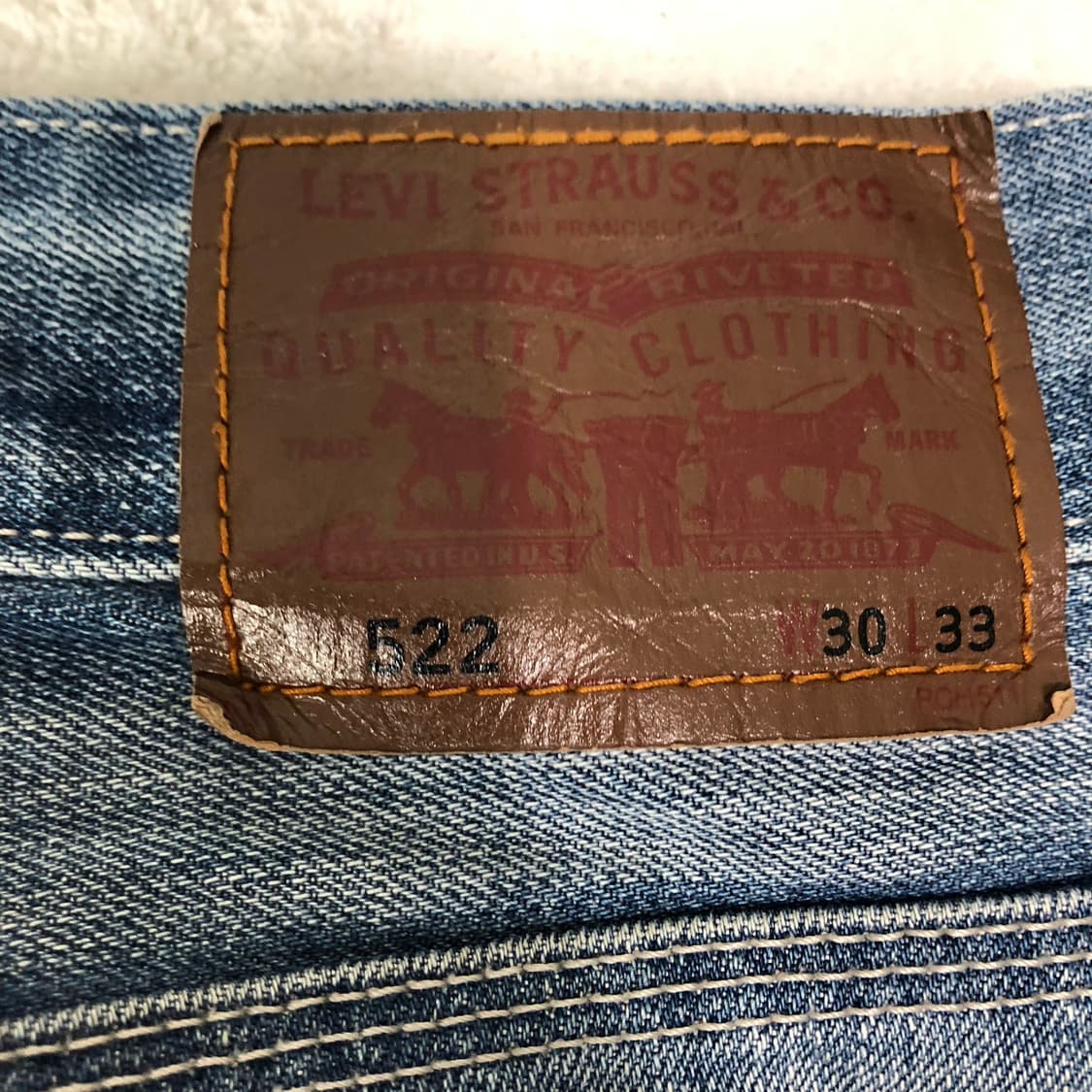 리바이스 522 패치워크 덴미 팬츠  상품이미지9