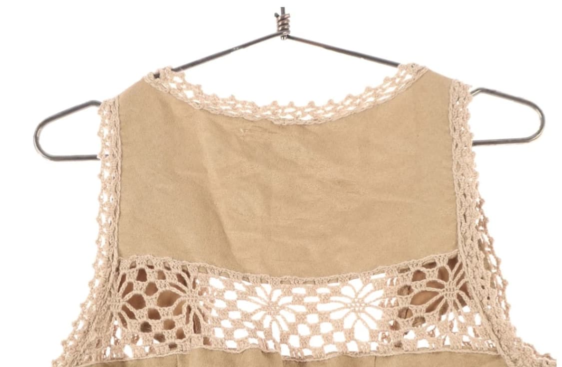 프린지 디테일 크로쉐 베스트 상품이미지3