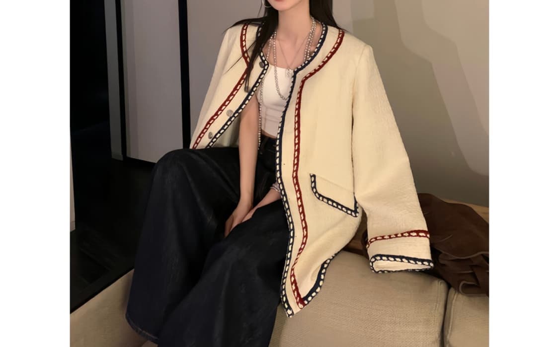 stage 스테이지 트위드 자켓 상품이미지1