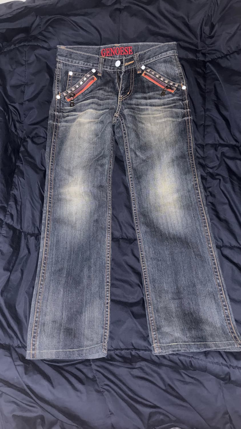 ”Genoese“ 워싱 스터드 데님 상품이미지2