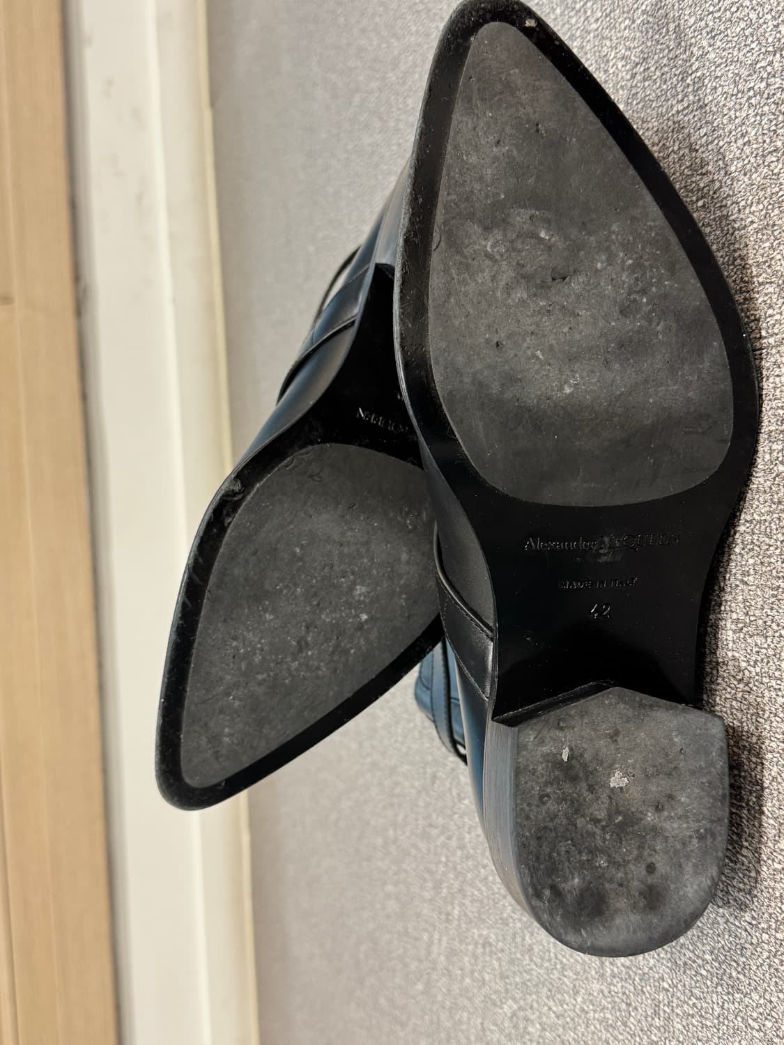 알렉산더 맥퀸 펑크 하네스 스틸토 부츠 42 상품이미지10