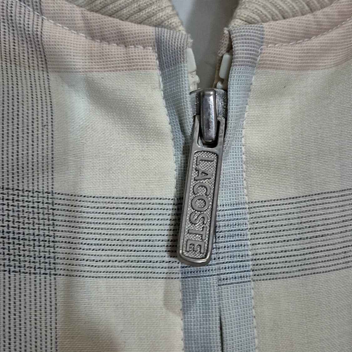 Lacoste 라코스테 체크 블루종 자켓 상품이미지4