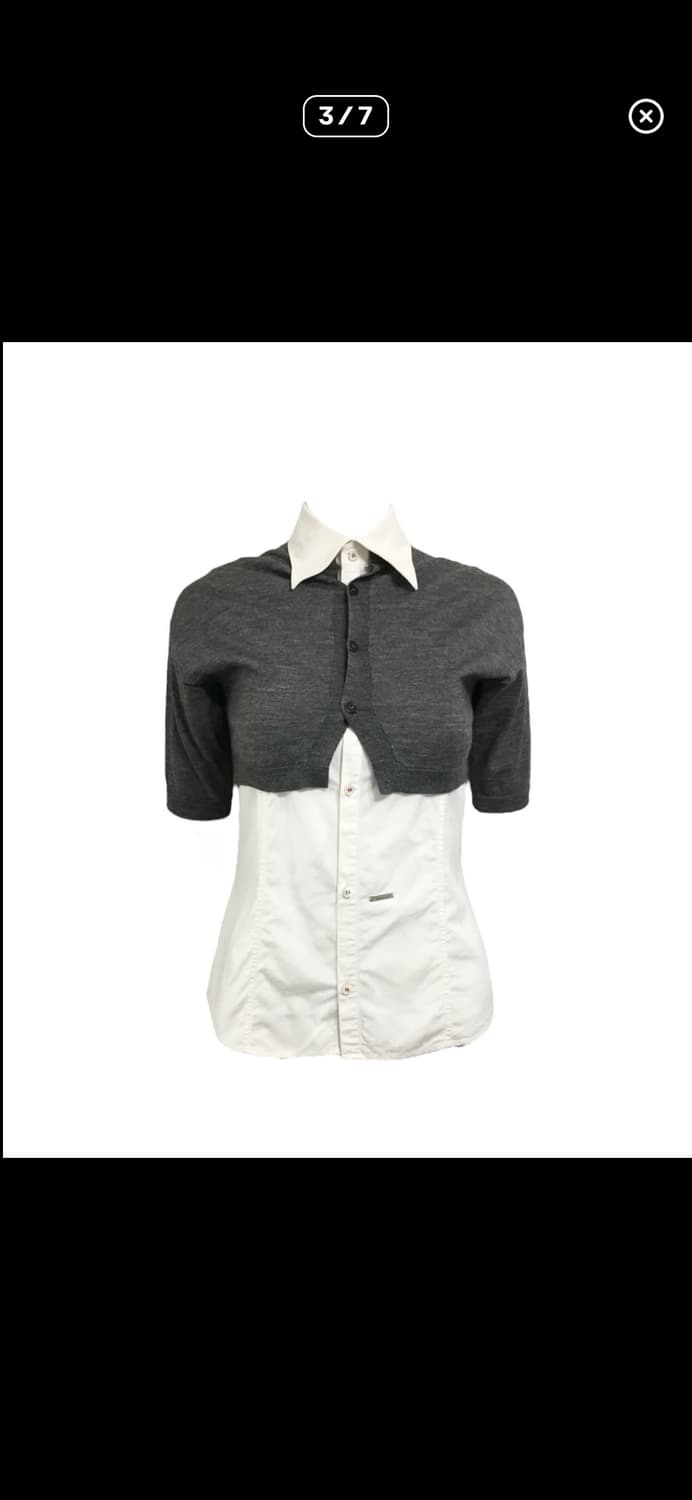 Dsquared layered shirts Top 상품이미지3