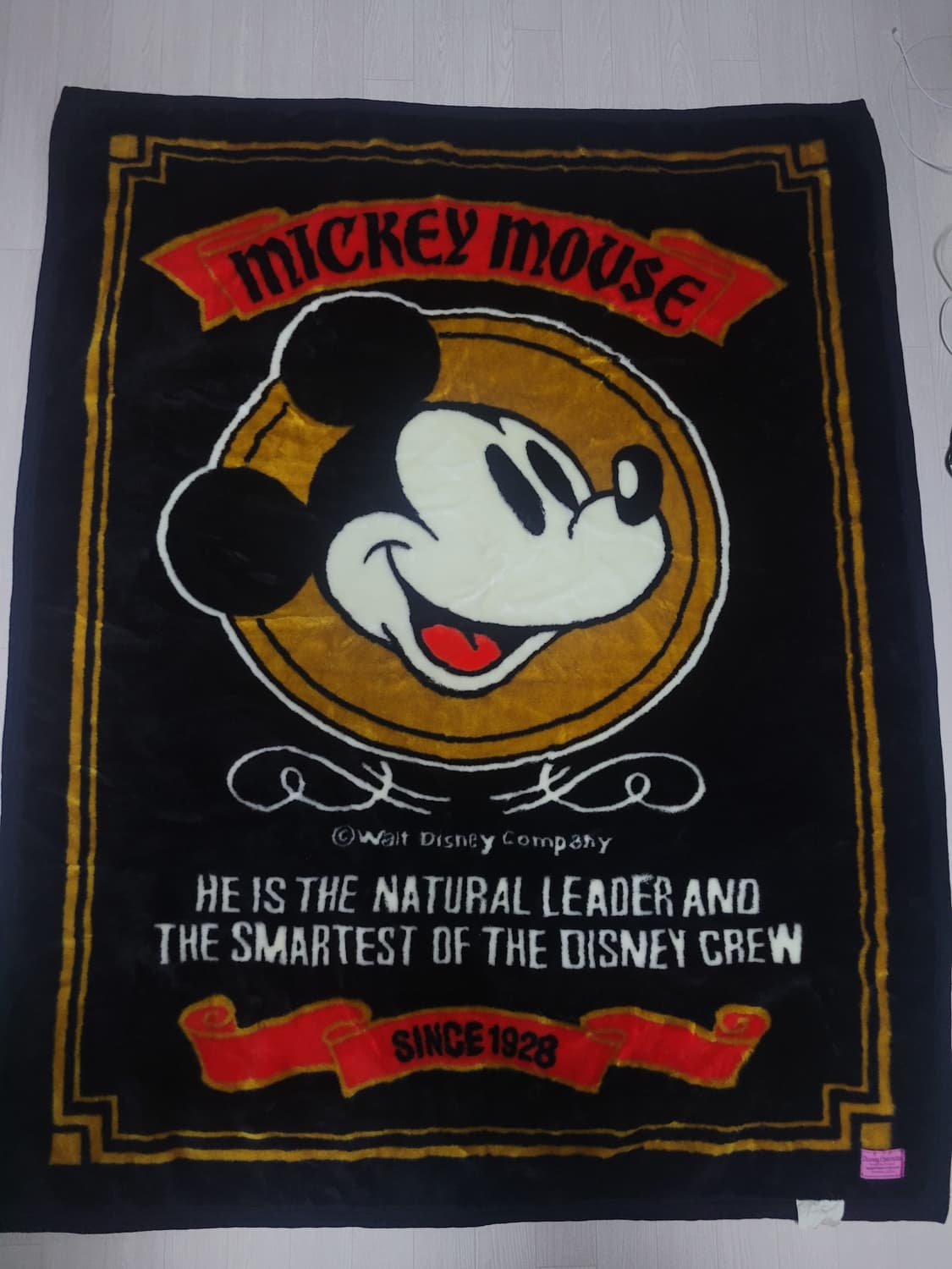 DISNEY 미키마우스 아카이브 담요 상품이미지2