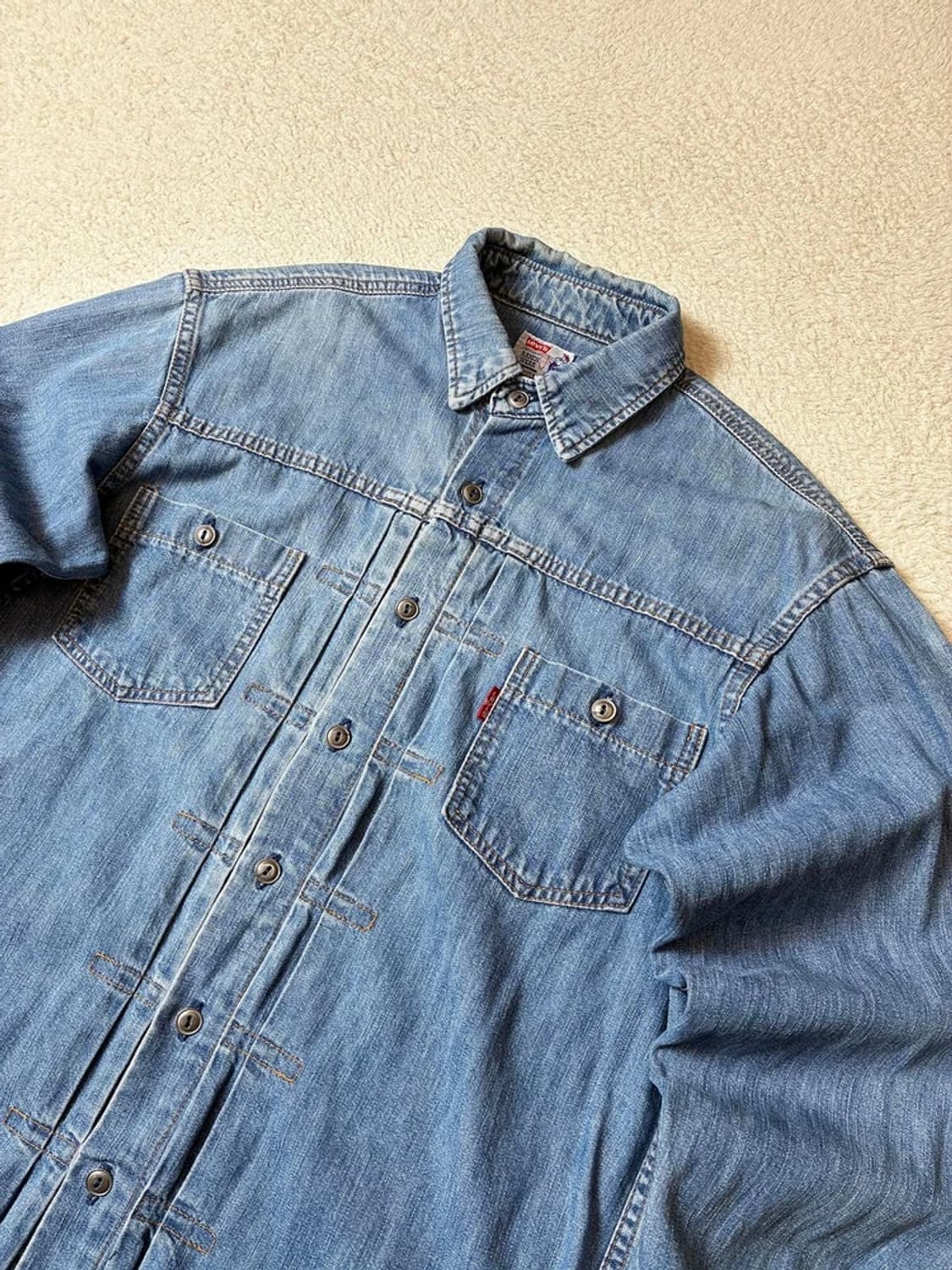리바이스 90's 세컨타입 데님 셔츠 PN7352 상품이미지2