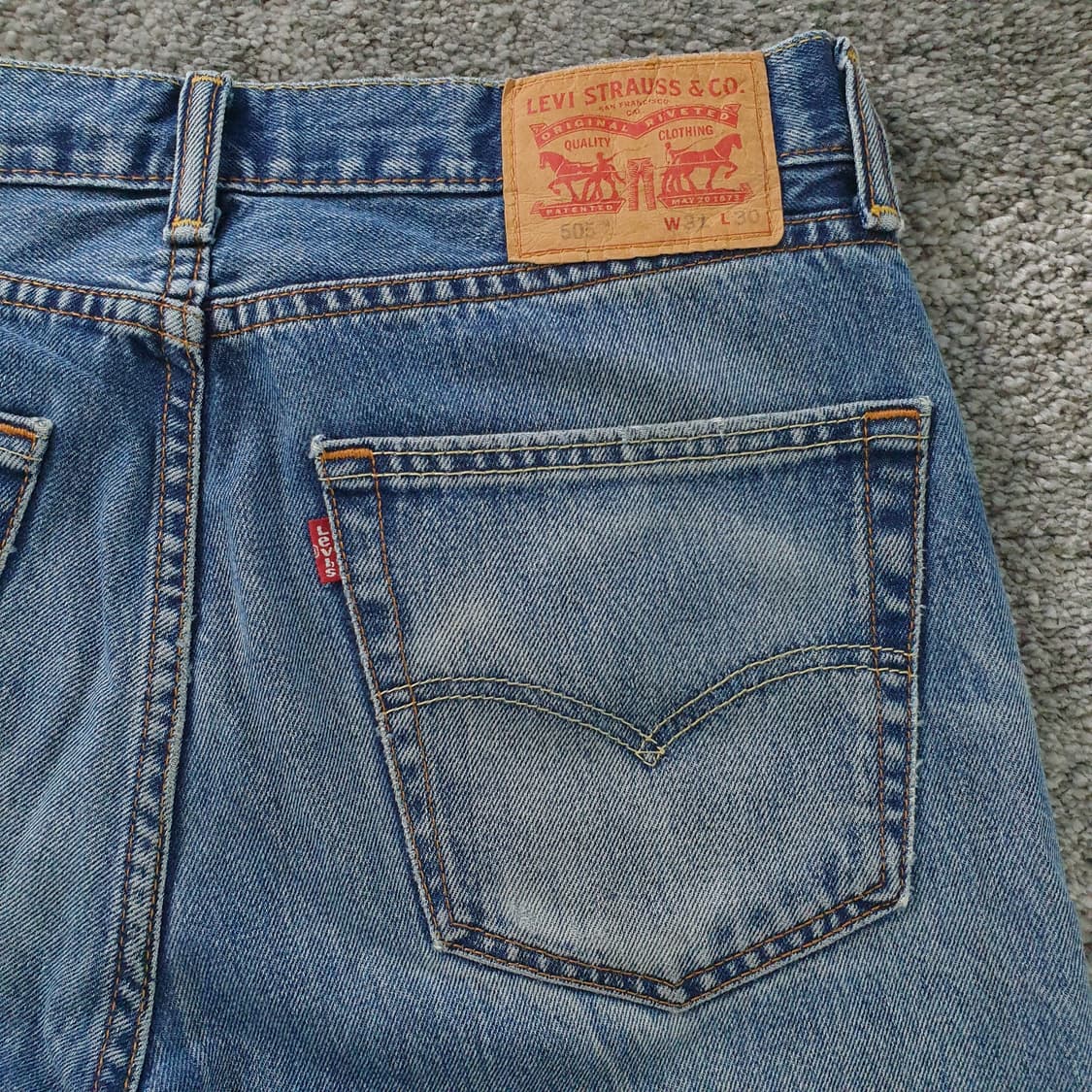 LEVI'S 스트레이트 핏 데님 팬츠 상품이미지2