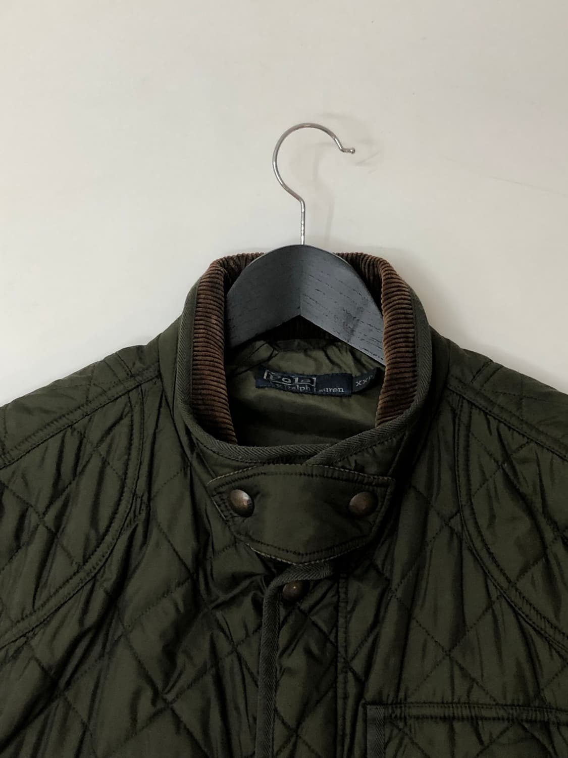 Polo 폴로 랄프로렌 올리브그린 퀄티드 베스트 상품이미지3