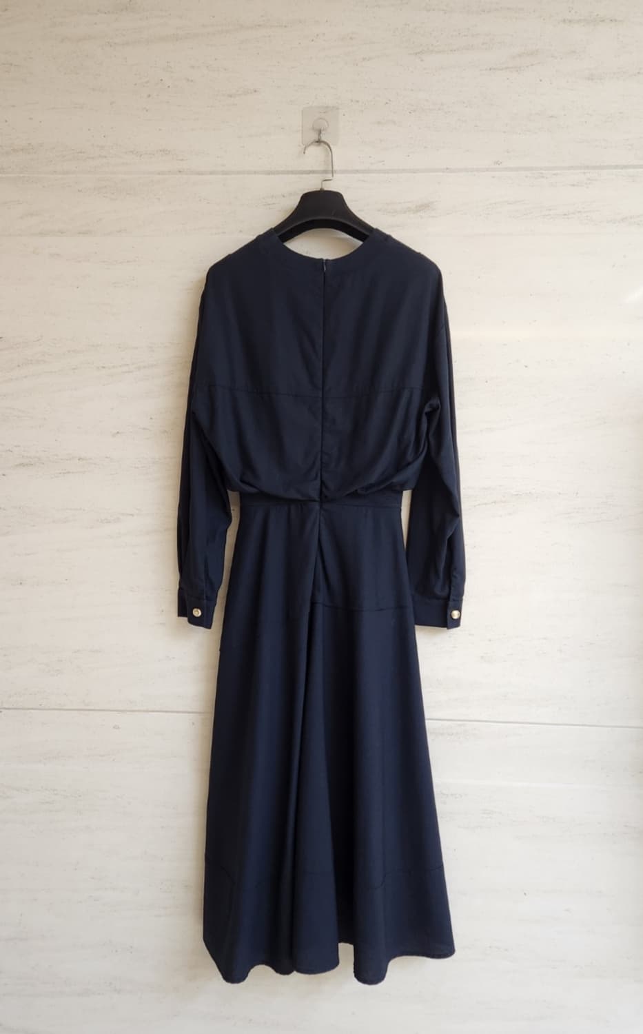 SJSJ 텍스처 블록 밴딩 원피스 44~55사이즈 상품이미지3