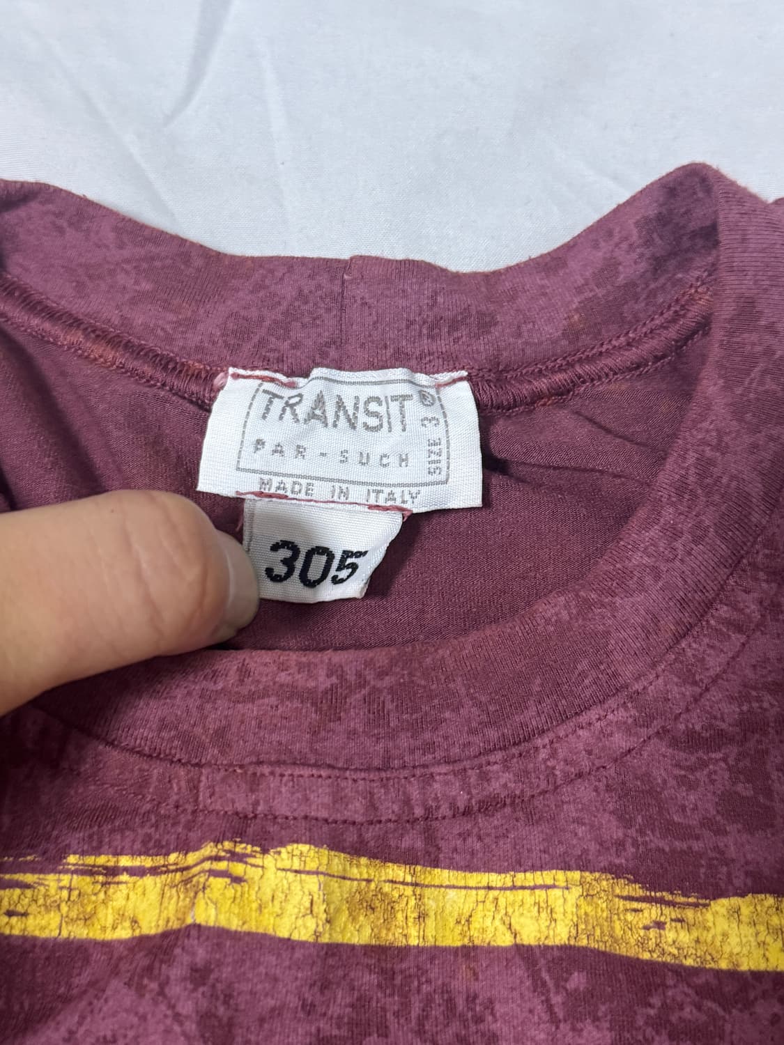 Transit 마블 워싱 티셔츠 상품이미지7