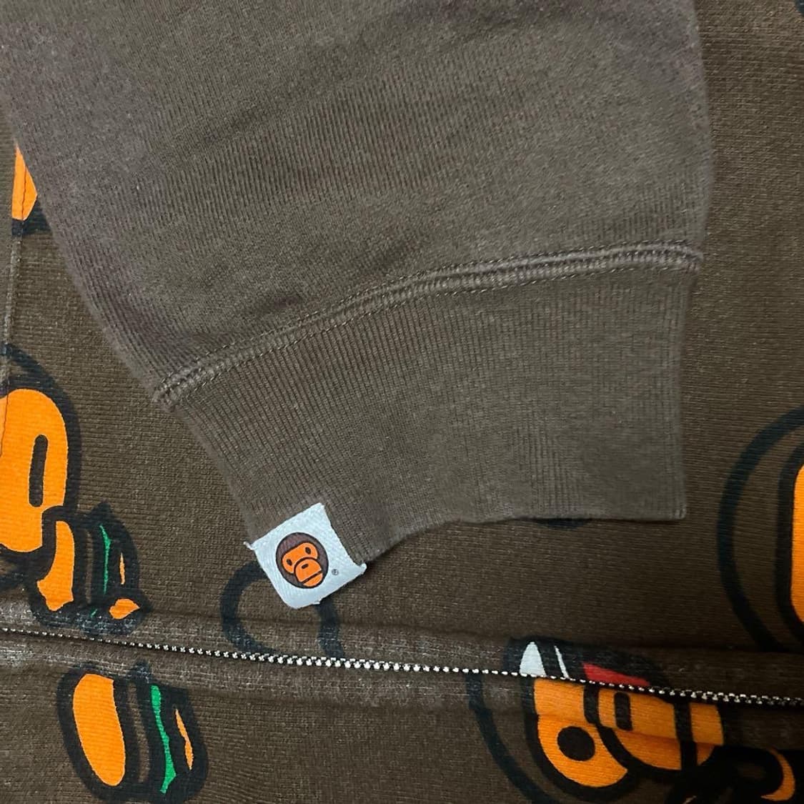 베이프 마일로 모노그램 후드집업 상품이미지5