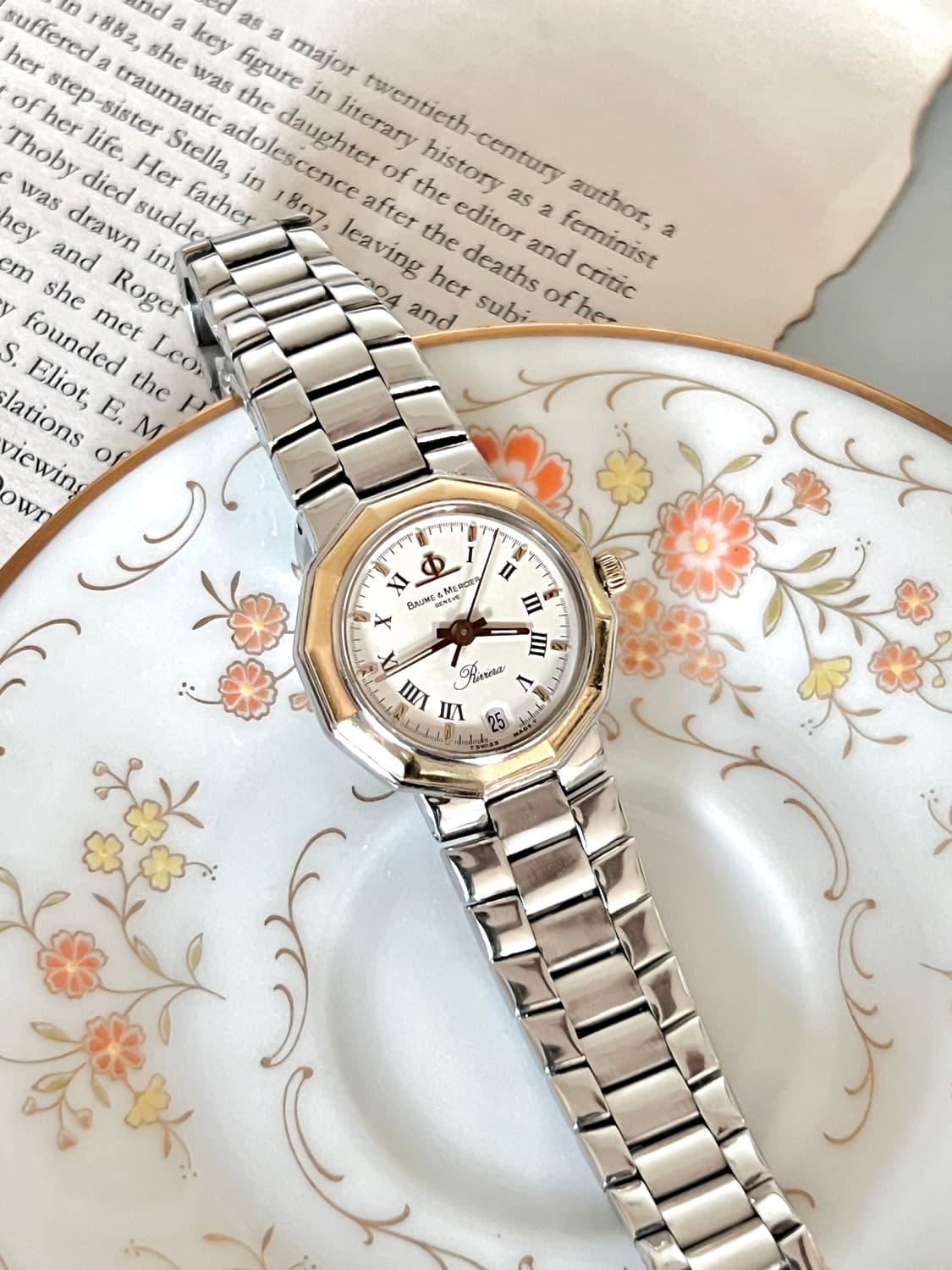 BAUME & MERCIER 보메 메르시에 리비에라 18k골드 콤비 시계 상품이미지4