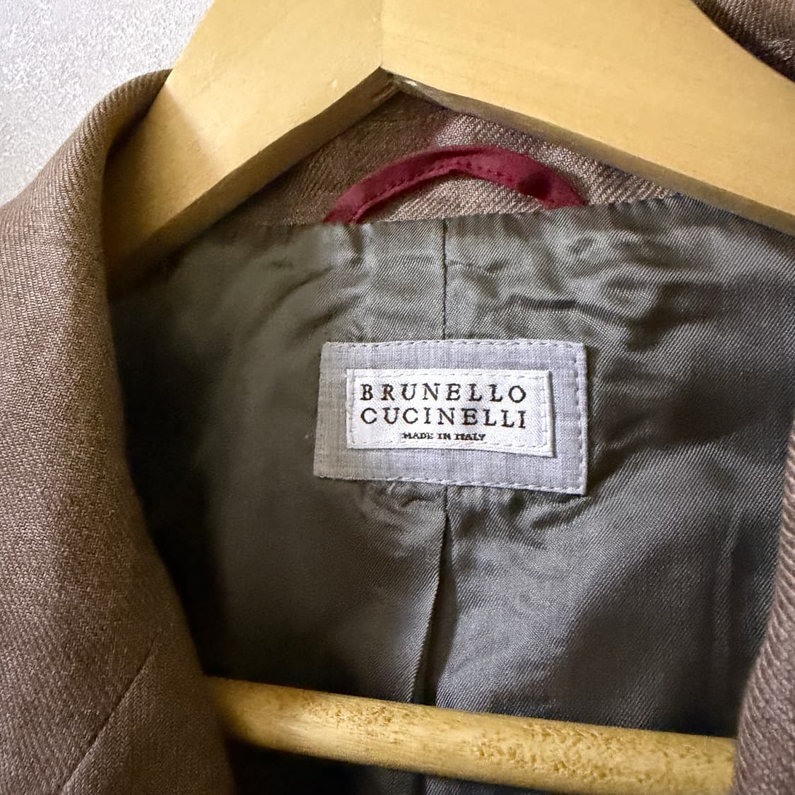 브루넬로 쿠치넬리 린넨 견장 셔츠 자켓 46 (95) 상품이미지10