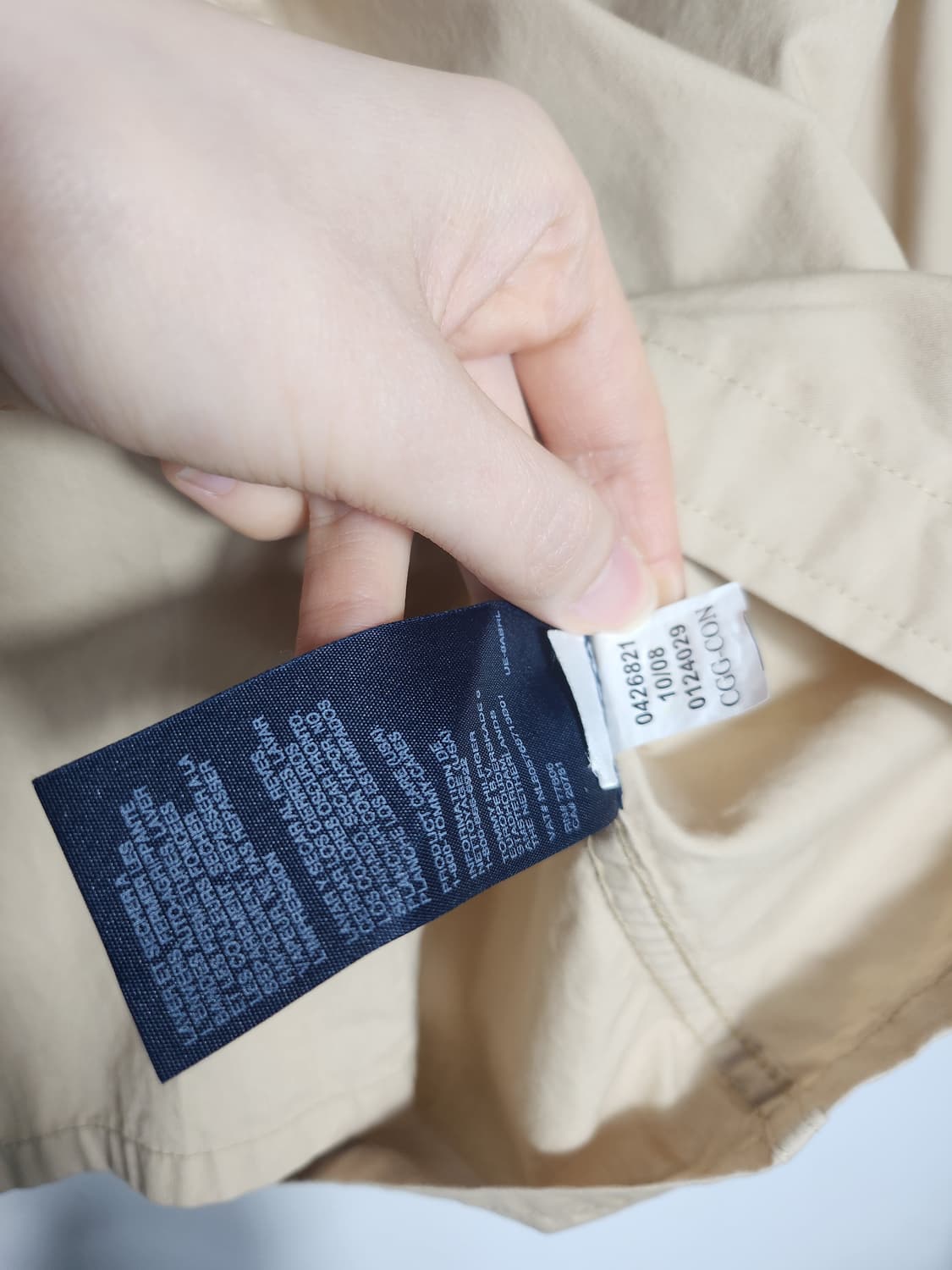 타미힐피거 베이지 셔츠 상품이미지4