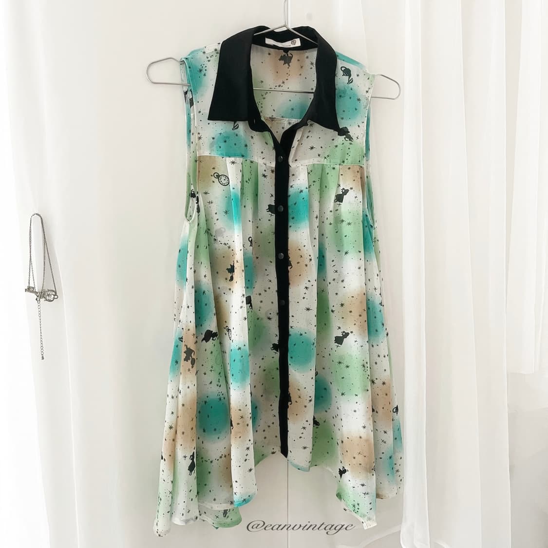 antique pattern color dot sleeveless 상품이미지5