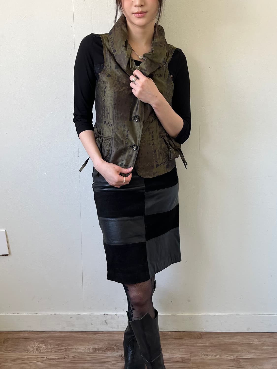 VIVIEN 밀리터리 베스트 상품이미지5