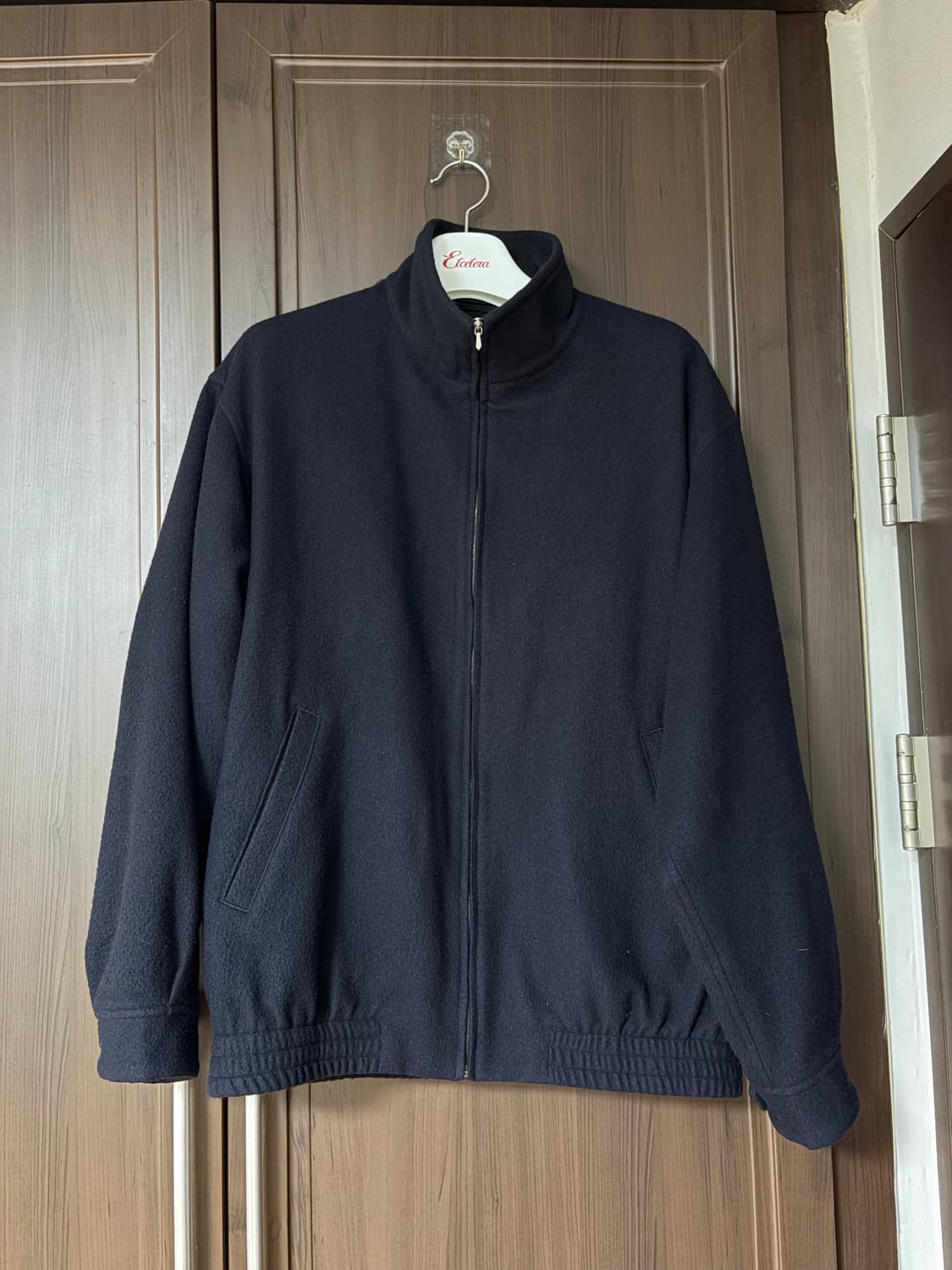 24fw 코모리 캐시미어 트랙자켓 네이비 상품이미지4