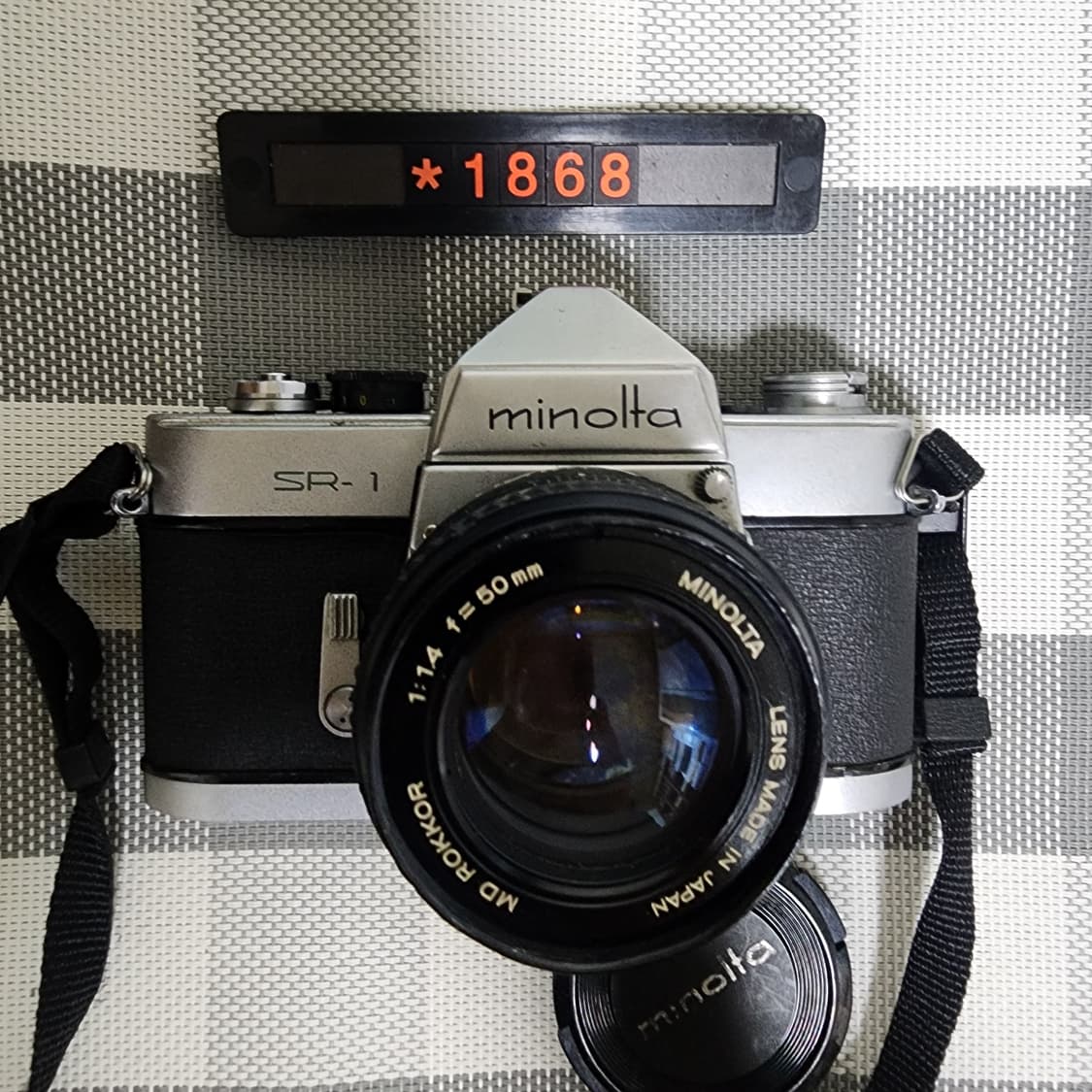 미놀타 SR-1 필름카메라 1.4 단렌즈 장착 상품이미지1