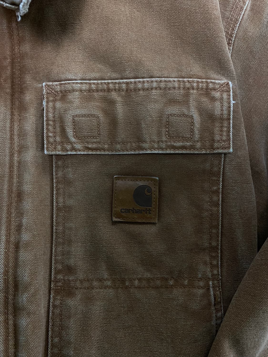 칼하트 C26 트레디셔널 카멜 누빔 워크자켓  L-XL 상품이미지7