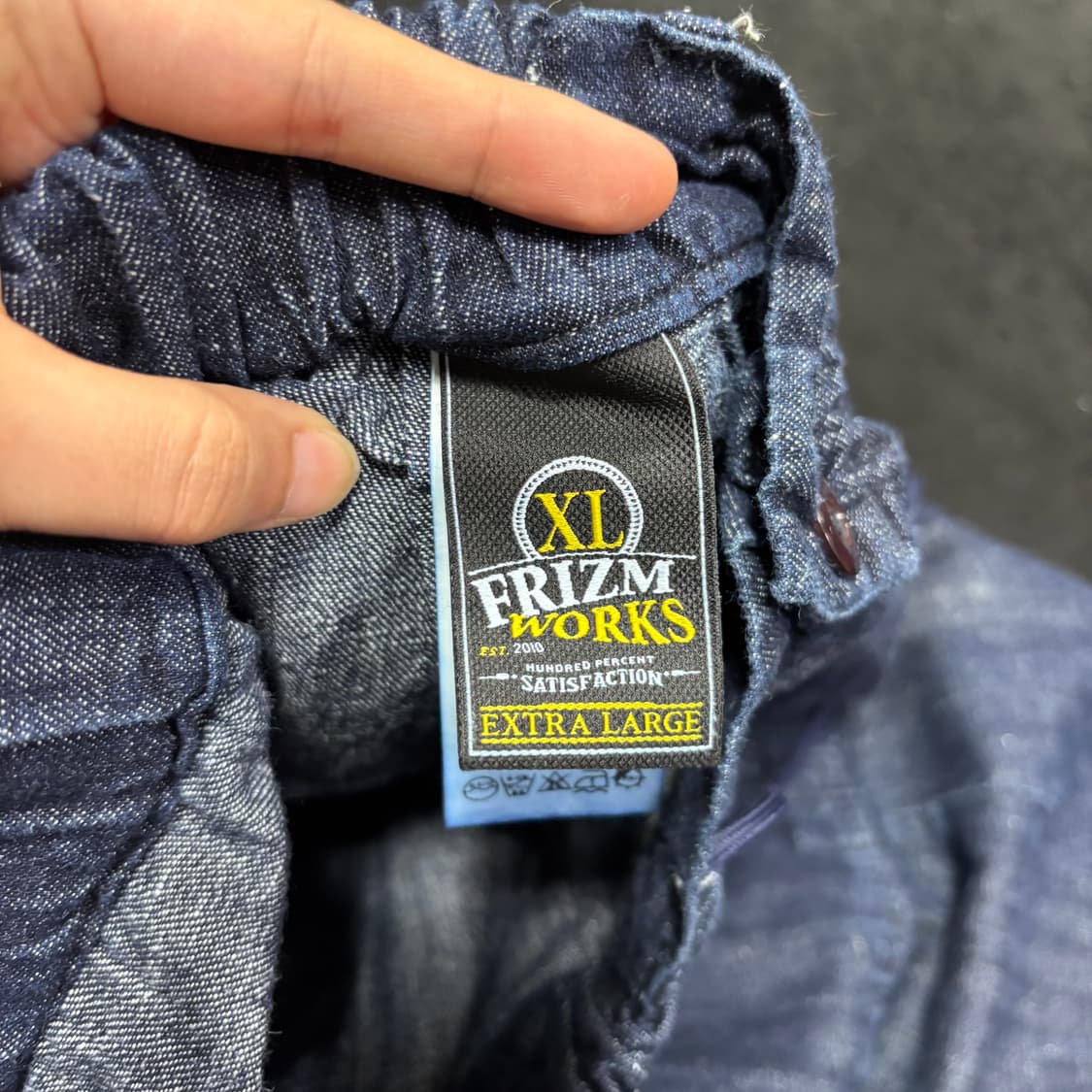 XL 프리즘웍스 인디고 린넨 벌룬팬츠 상품이미지3