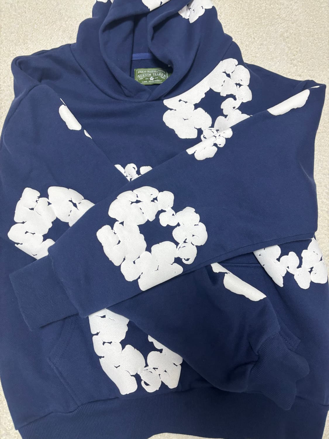 데님티어스 네이비 후드 상품이미지1