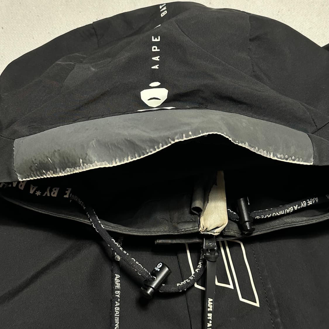 L 에이프 반집업 블랙 바람막이 상품이미지10