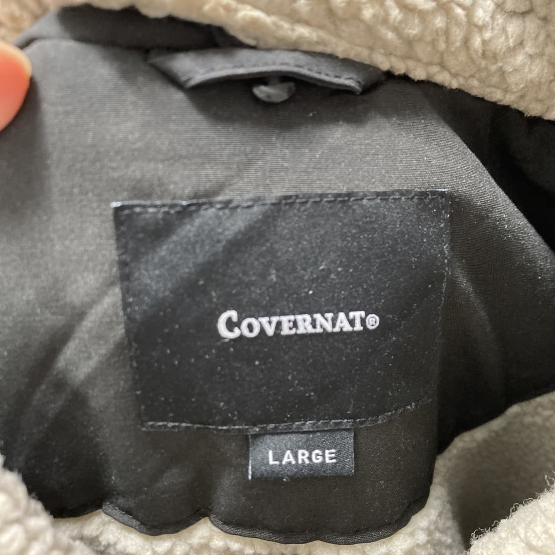 커버낫 보아 코치 자켓 안감뽀글이 공용 L  상품이미지4