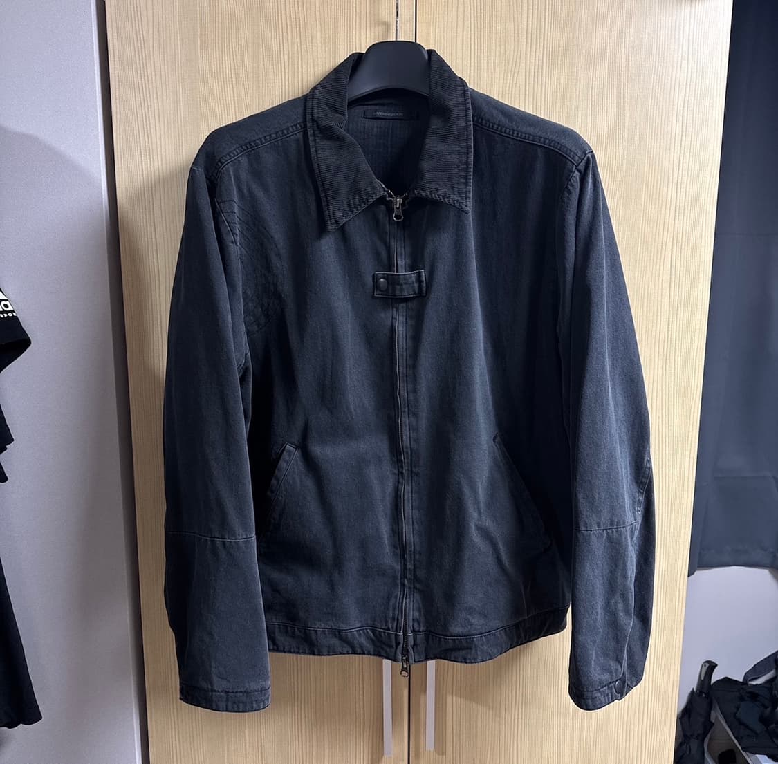 [5] 해칭룸 데님 워크자켓 차콜 상품이미지1