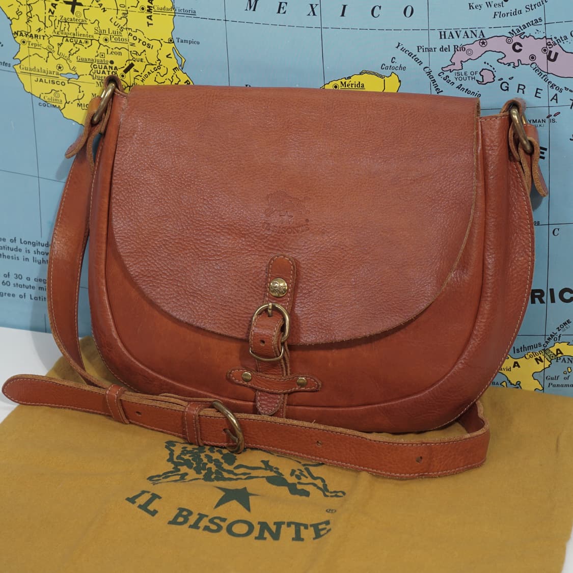 일비종떼 이태리 레더 버클 백 상품이미지1