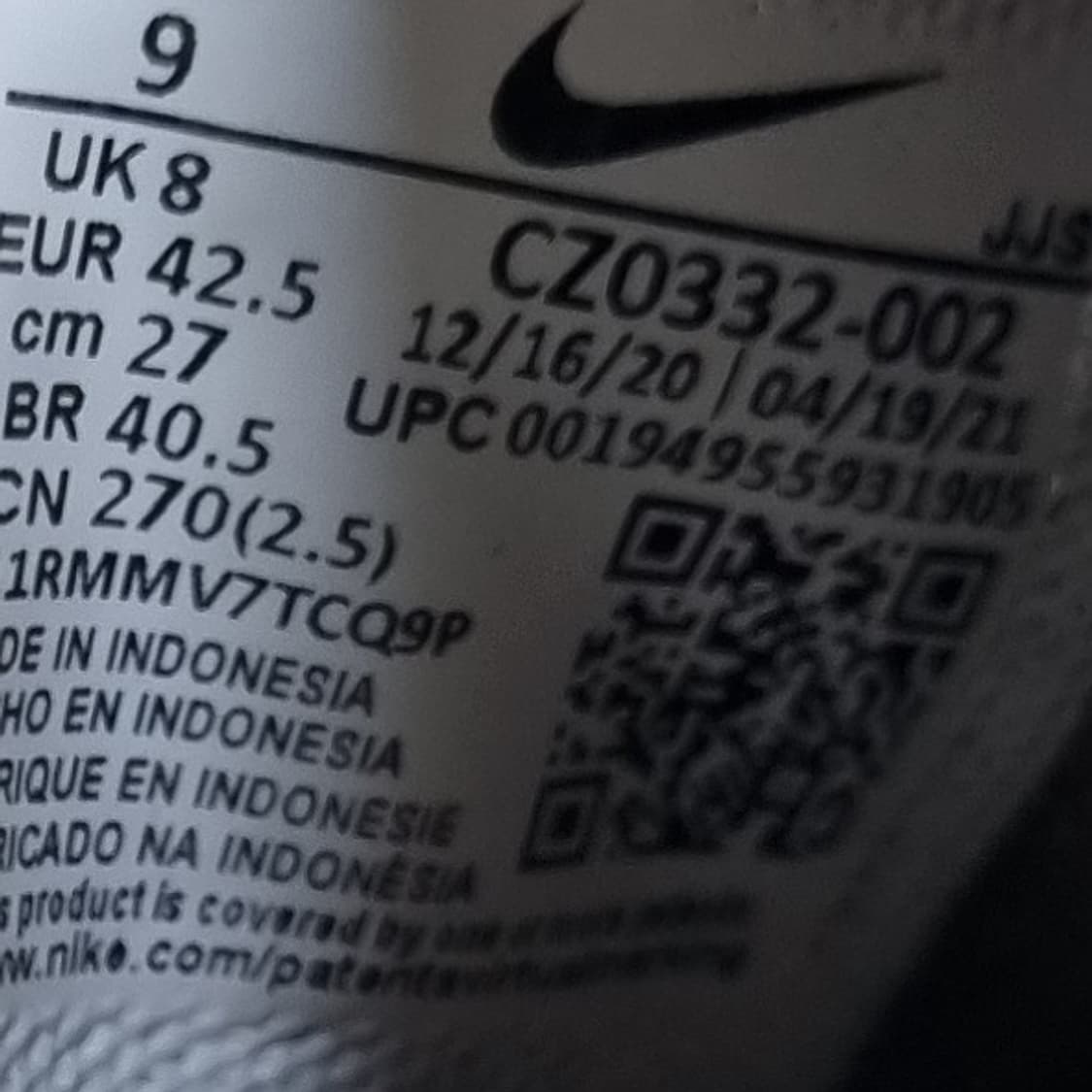 나이키 오프라인 2.0 뮬 슬리퍼 270 상품이미지5