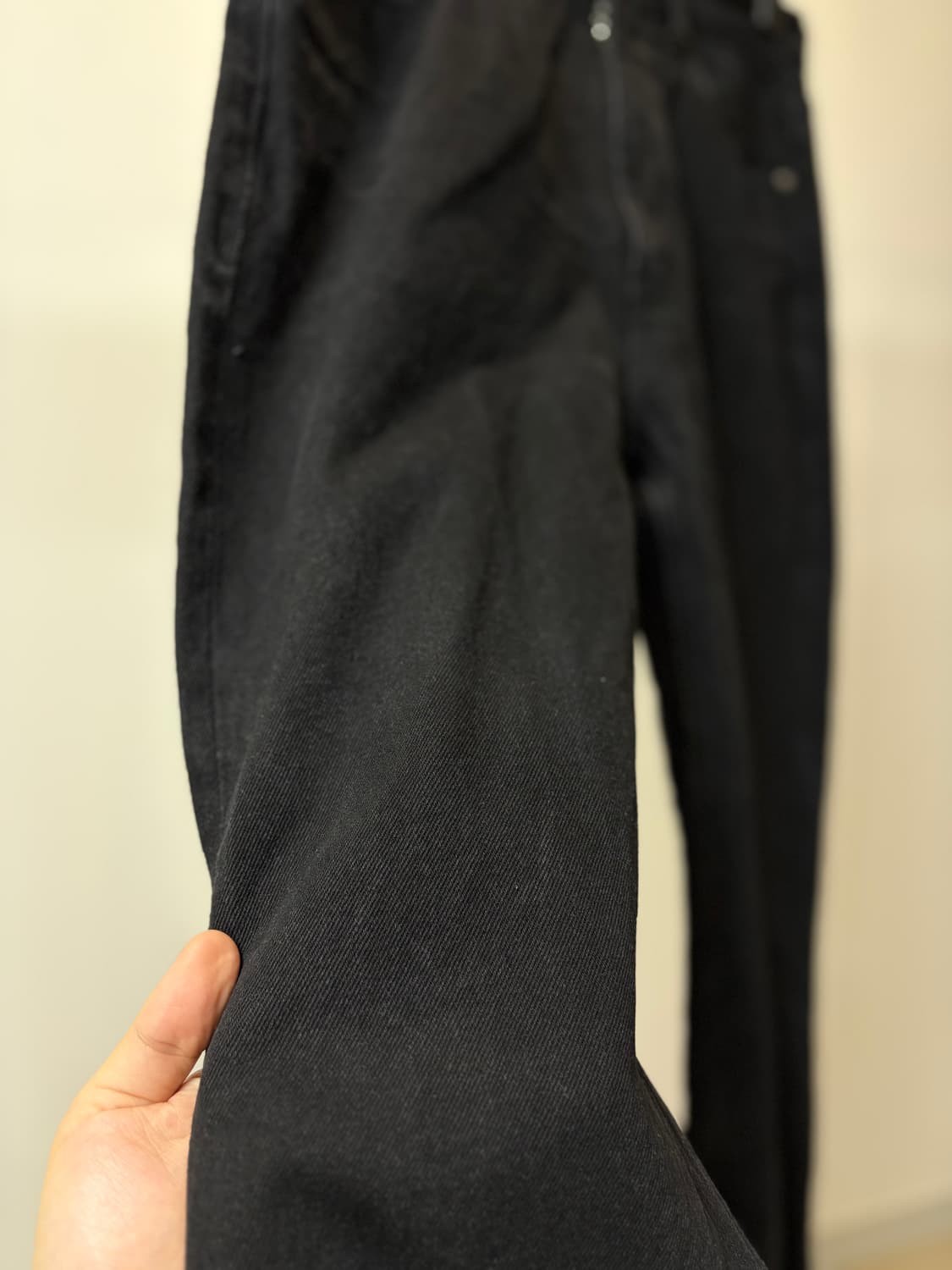 (L) Savage 세비지 부츠컷 블랙 데님팬츠  상품이미지2