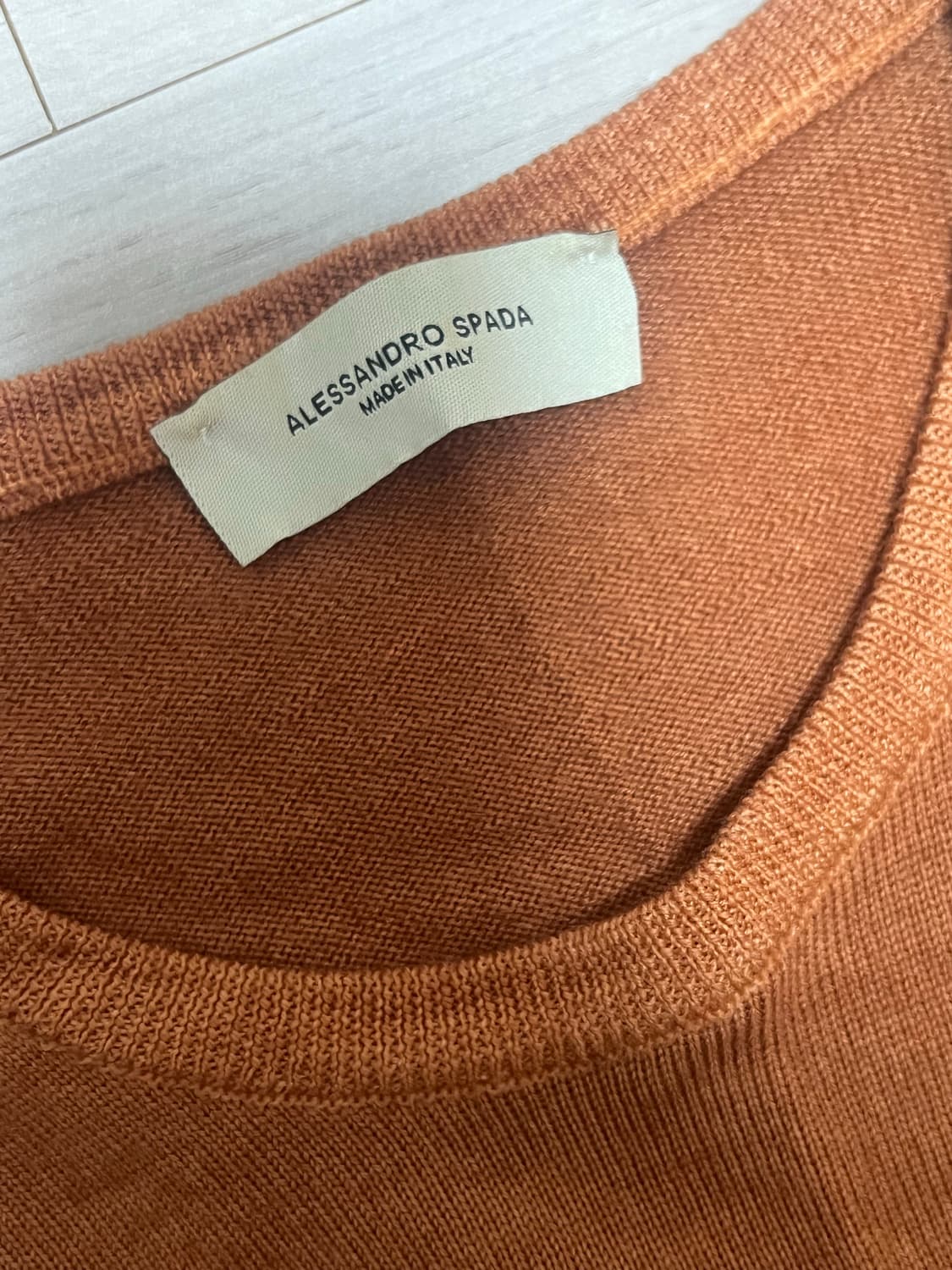 이태리 빈티지 니트 오렌지 상품이미지1