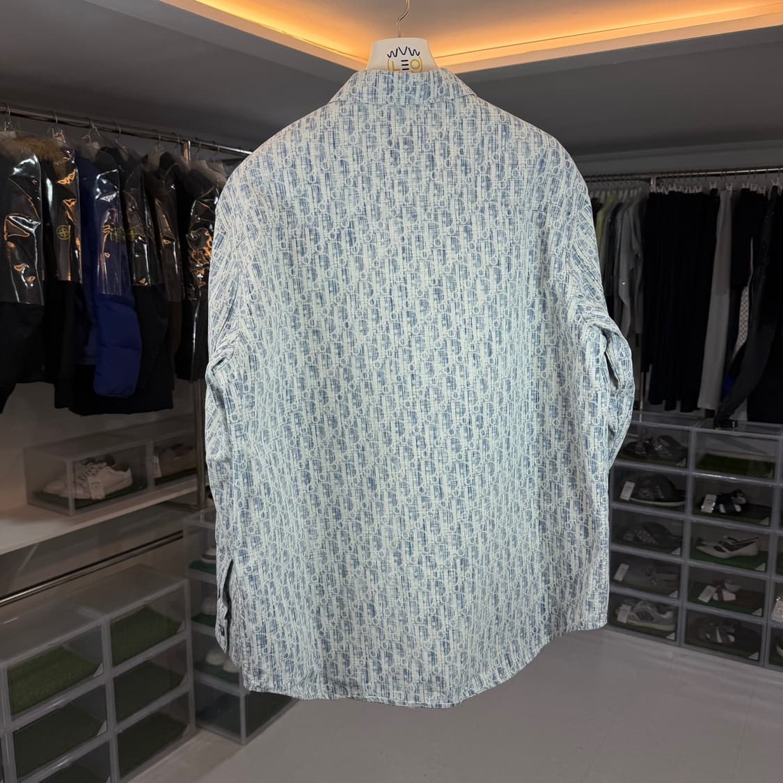 [정품] 디올 카스리 오블리크 패턴 하이엔드 셔츠 43 상품이미지3