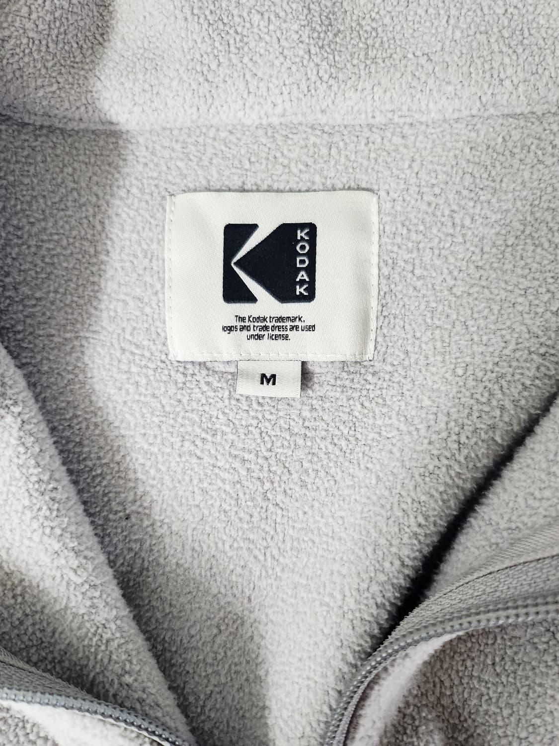 코닥  세미오버핏 후리스반짚업 상품이미지3