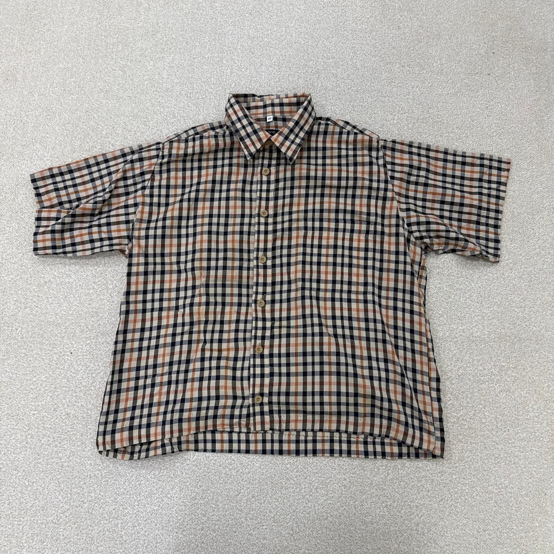 105 닥스 체크 반팔 셔츠 0219T1 상품이미지1