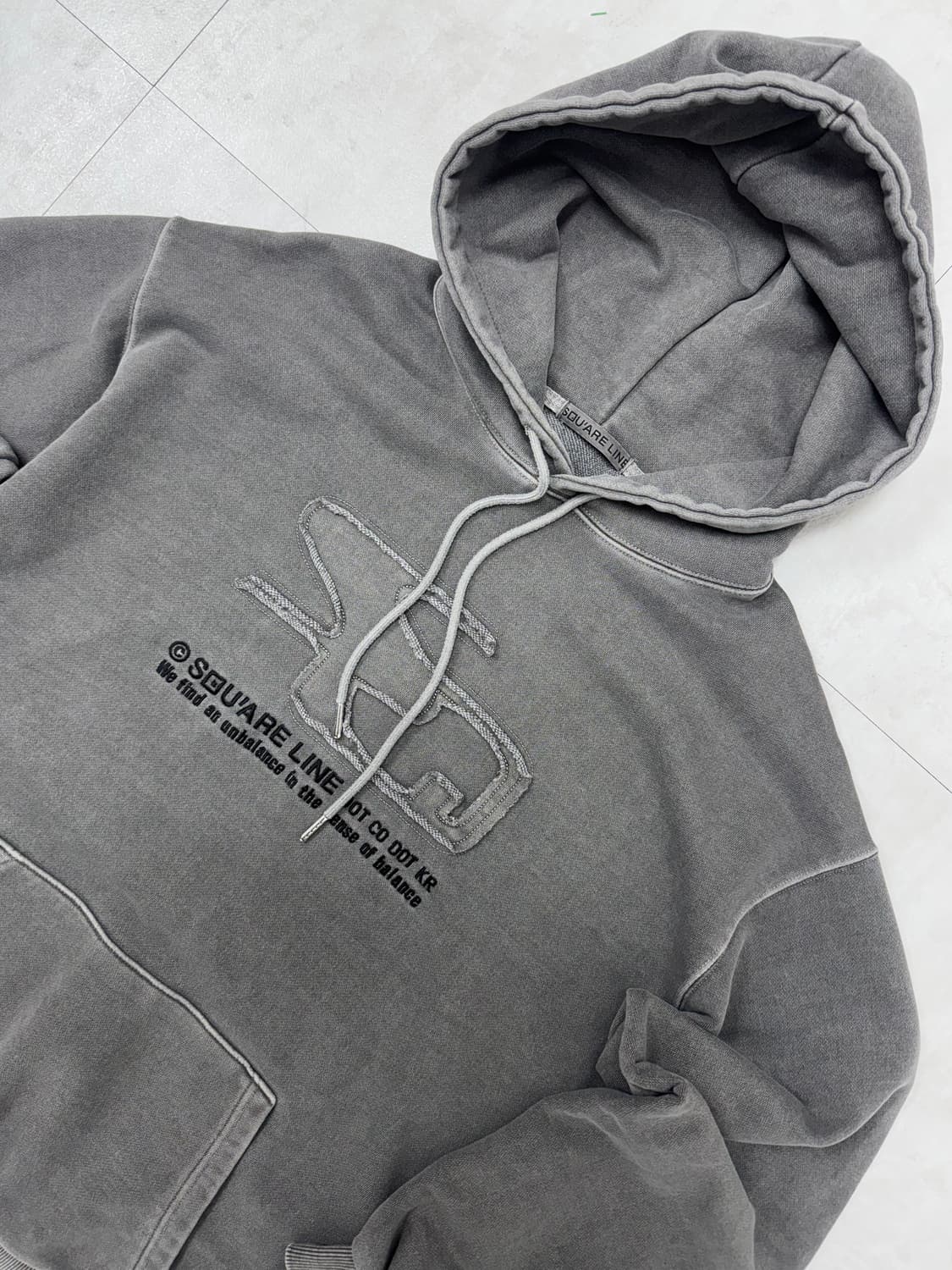 •빈티지 피그먼트 후드티 오버핏 상품이미지2