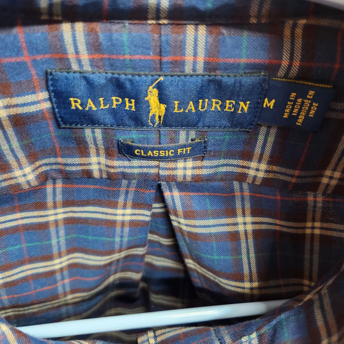 폴로랄프로렌 로고 체크 셔츠 M(XL) 상품이미지5