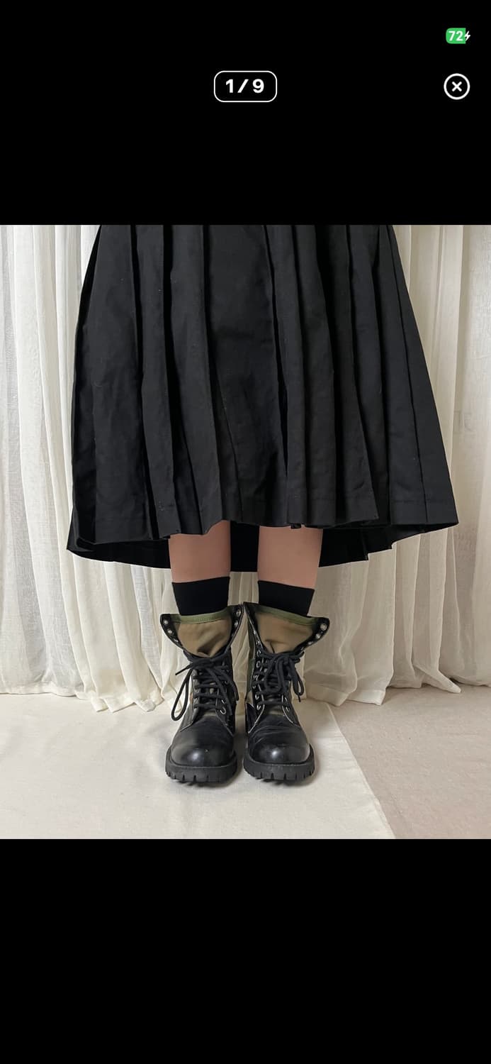 꼼데가르송 컴뱃 부츠 Comme des garcons 밀리터리 부츠 상품이미지1