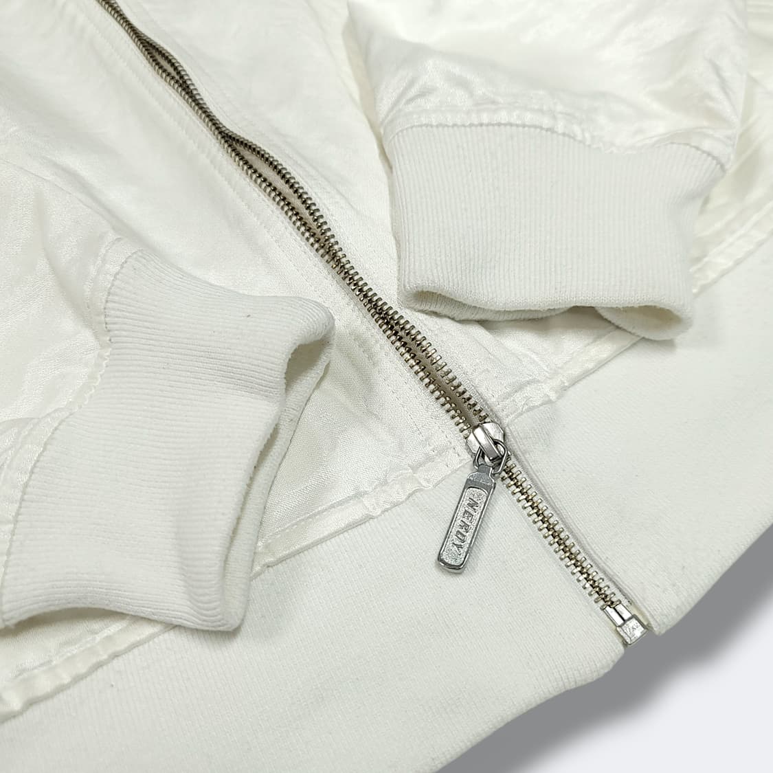 [M] 널디 화이트 프린팅 MA-1 오버핏 블루종 자켓 상품이미지7