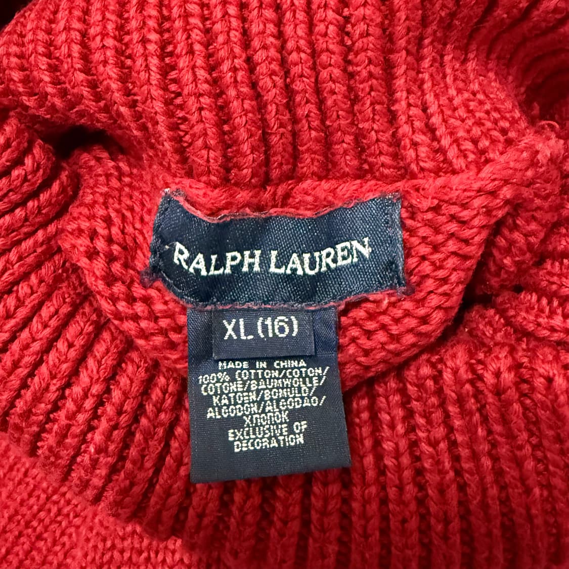 폴로 랄프로렌 목폴라 니트 | 여성 s 상품이미지10