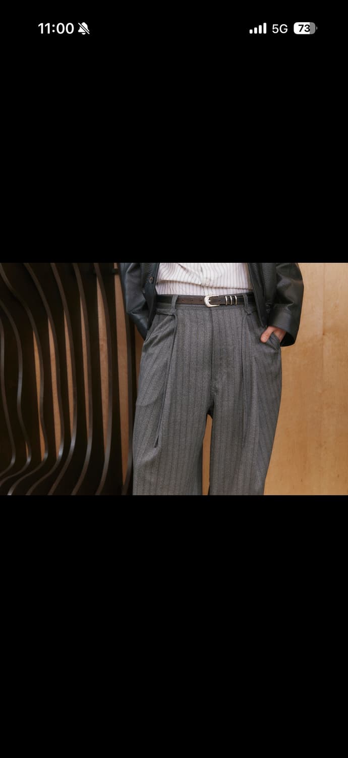 웨이비니스 딥 원턱 스트라이프 3 상품이미지1