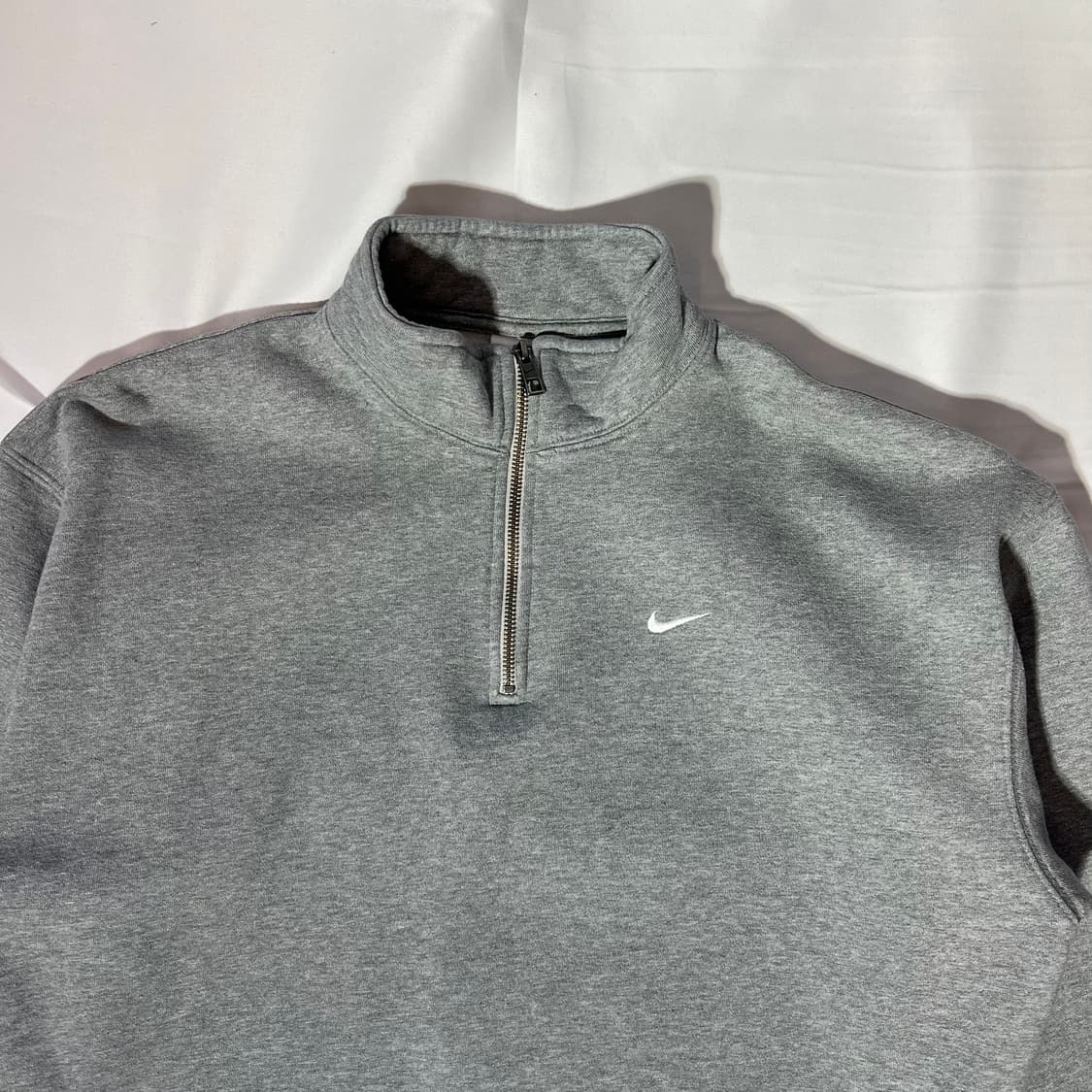 [L]나이키 그레이 nrg 솔로 스우시 반집업 맨투맨 상품이미지2