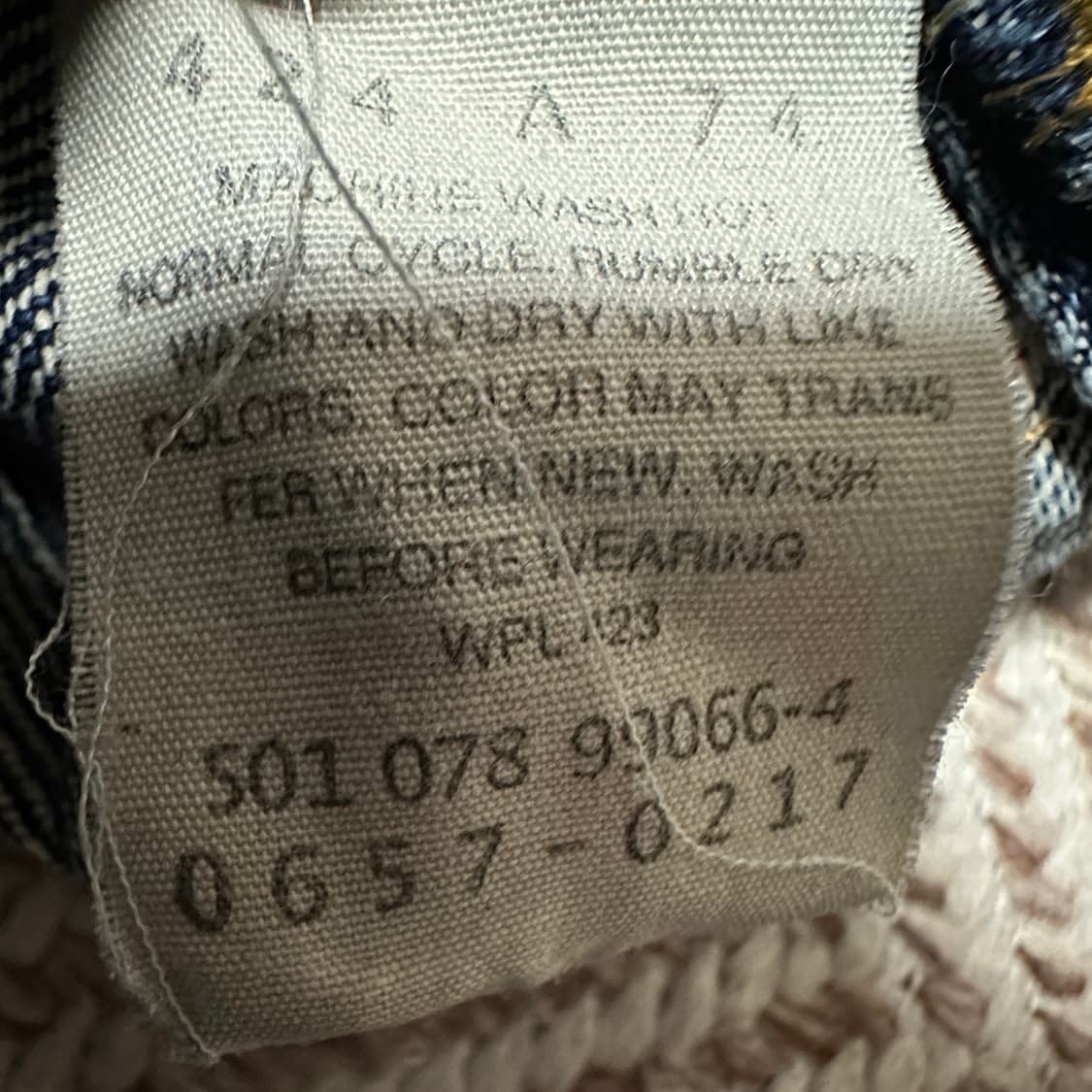 LEVI'S 501XX 80's usa selvedge denim 상품이미지7