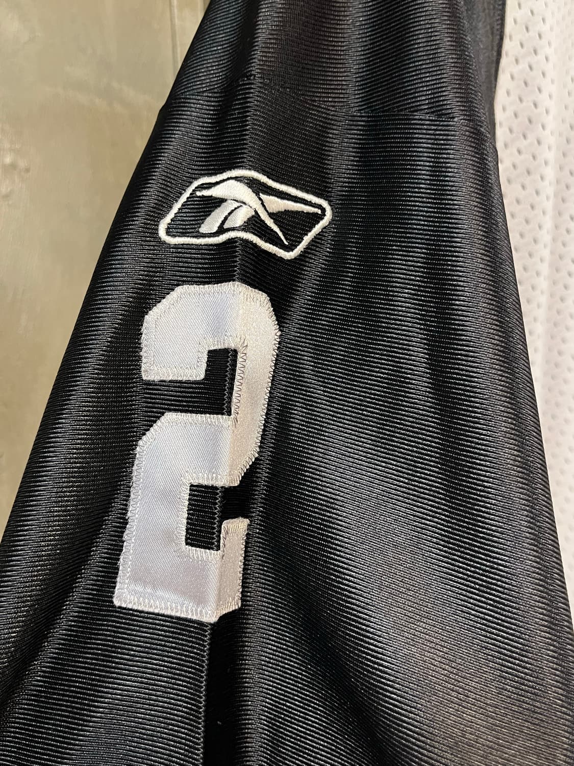 NFL 오클랜드 레이더스 리복 반팔 져지 블랙 #csz895 상품이미지3