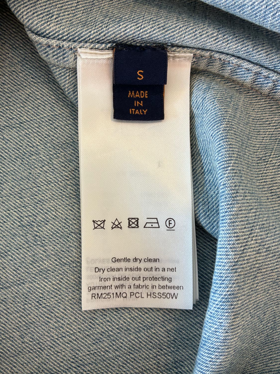 루이비통 쇼트 슬리브드 데님 셔츠 상품이미지6