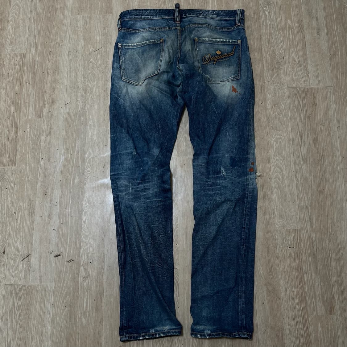 디스퀘어드2 남성 데미지 워싱 데님 청바지 48  상품이미지4