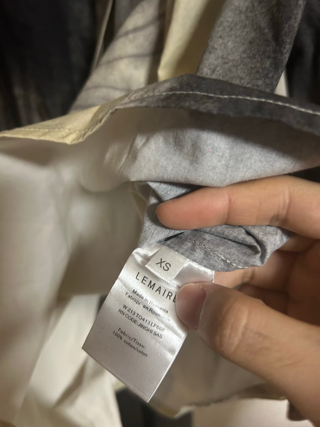 르메르 21FW 마블 프린팅 셔츠 상품이미지2