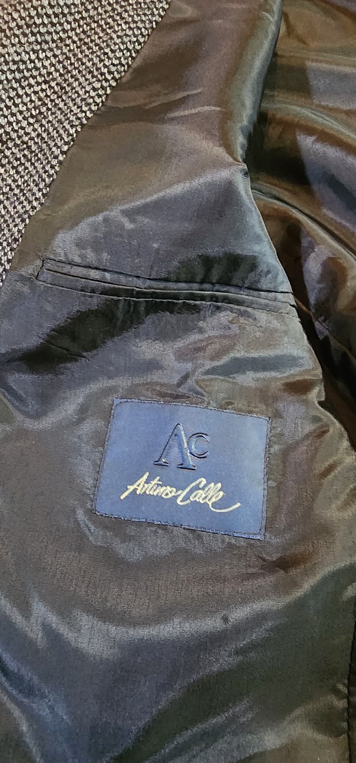 진그레이 알파카100 모직 트위드자켓 XL 상품이미지9