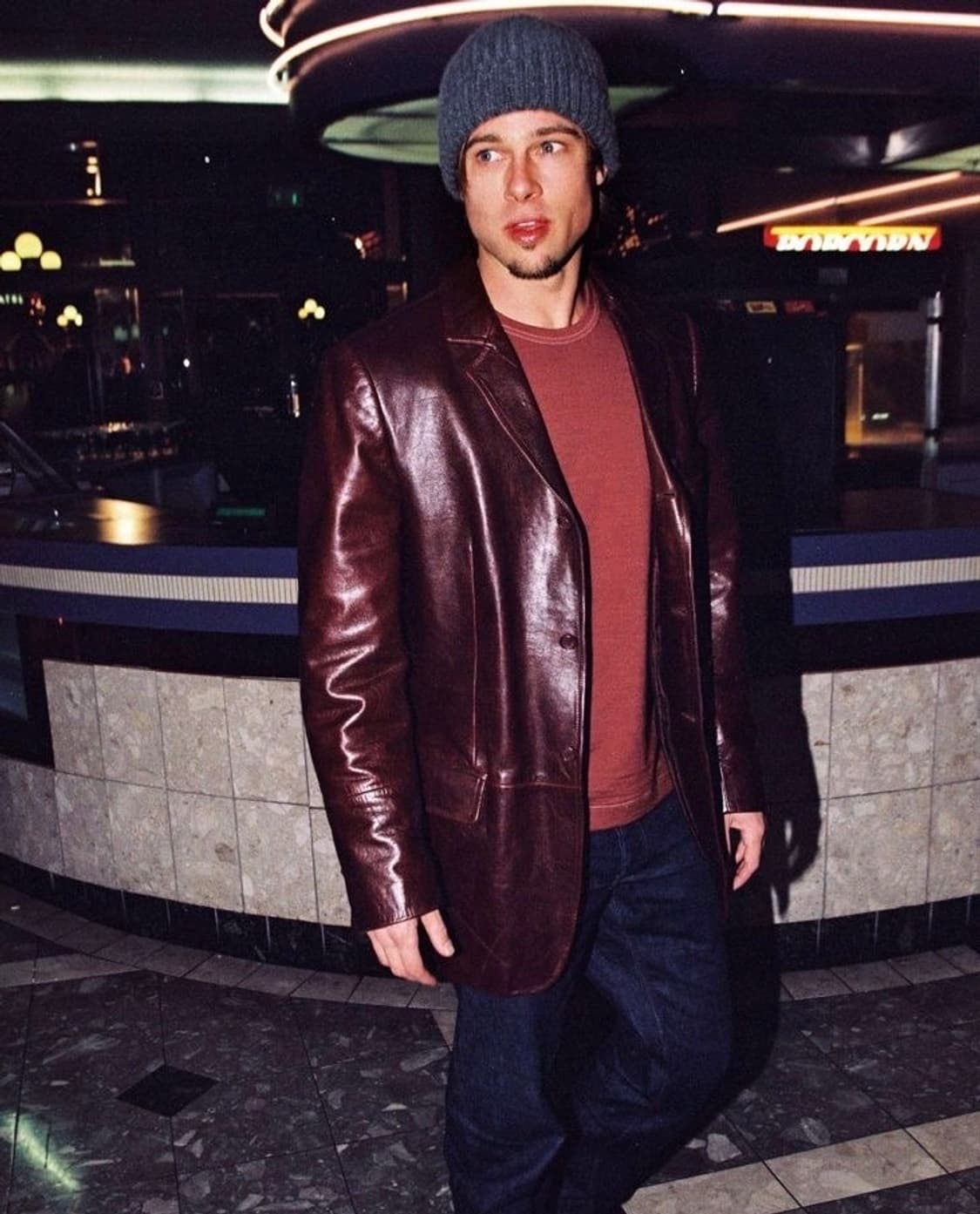 [105] 빈티지 레더 블레이저 자켓 상품이미지1