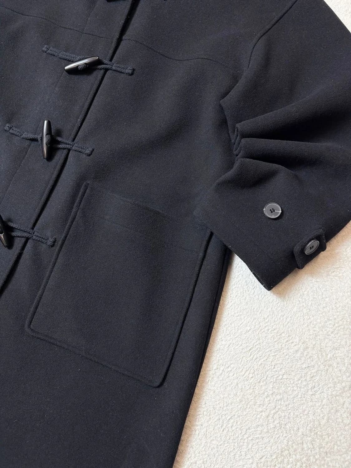 키뮤어 22FW 서플러스 울 세미오버 더플 코트 PN6573 상품이미지3